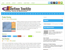 Tablet Screenshot of definetextile.com